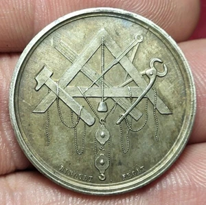 #16-6 ~ Token/Token - VERSALLES 1845 - Contratistas de Edificios - Plata - Imagen 1 de 3