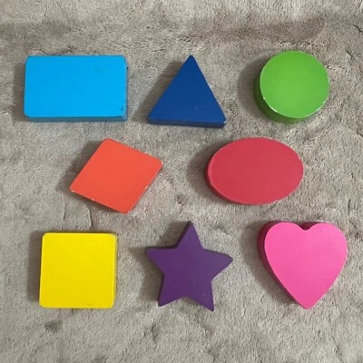 🩷🟢Melissa and Doug Chunky Shapes Puzzle Replacement Pieces YOU CHOOSE! - Image 1 of 4