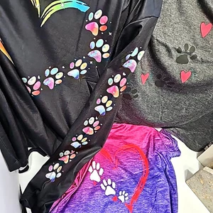 Herz des Hundes oder Katzenpfoten T-Shirts ~ Pfoten in schwarz, weiß & Multi Gr.: S-xl - Bild 1 von 28