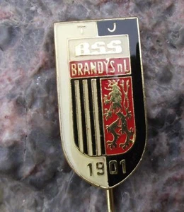 Vintage TJ BSS Brandys nad Labem 1901 Czechoslovakia Football Team Pin Badge - Picture 1 of 2