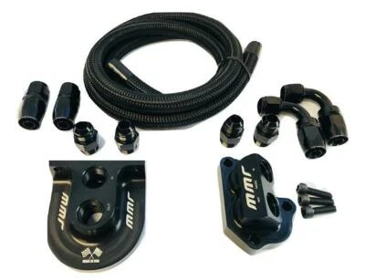 2011-25 福特 5.0 COYOTE 油过滤器重新定位套件 MUSTANG GT / F150 美国制造 — 第 1/4 张图片