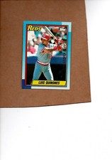 2017 topps rediscover buyback card 1990 bronze 176 luis quinones reds