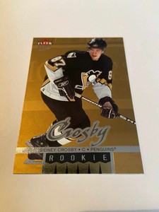 2005-06 FLEER ULTRA SIDNEY CROSBY ROOKIE RC GOLD MEDALLION #251