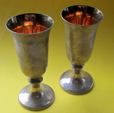 Taza Vodka Plata Rusa 916"(2 piezas) 89 gr. Foto 1 de 4