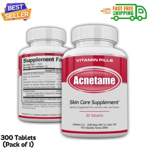 Acnetame 30 Ct Acne Pills- Supplements for Acne Vitamin Treatment- Tablets... - Picture 1 of 8