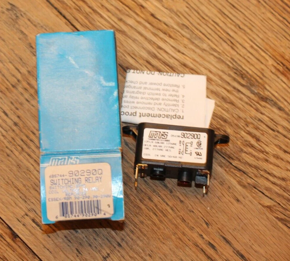 MARS RELAY 90290Q 125/250VAC - 24 VOLT COIL 50/60HZ 18 AMP SPST - New Old Stock - Image 1 of 1