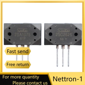 Transistor complementario 2SA1075 + 5 piezas 2SC2525 2SA1075/2SC2525 - Imagen 1 de 1