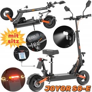 🔥JOYOR S8-E Elektroroller 10" Verstellbarer 800W 26AH Faltbarer E-Scooter 80km - Bild 1 von 24