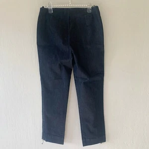 Jeans alla caviglia Lafayette 148 con zip cropped taglia 2P - Foto 1 di 7