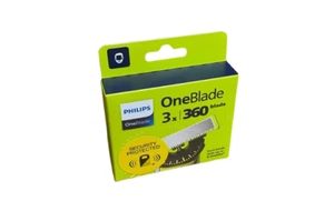 Philips OneBlade 360 3 x Replacement Razor Blades for Shaver Trimmer, QP410/50 - Picture 1 of 8