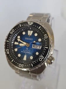 Reloj automático para hombre Seiko Prospex Save The Ocean Turtle azul - Imagen 1 de 21