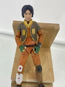 "Figura de acción Ezra Bridger Star Wars Black Series 6"" Rebels incompleta Hasbro" - Imagen 1 de 8
