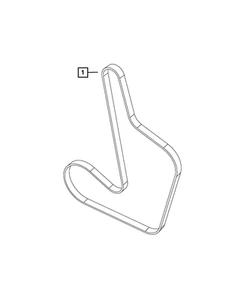 Genuine Mopar Serpentine Belt 5184442AC - Picture 1 of 4