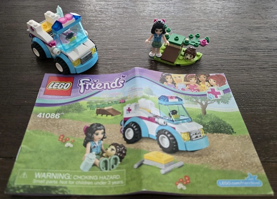Ambulancia veterinaria LEGO Friends 41086 100 % completa con instrucciones Foto 1 de 1