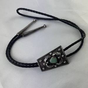 Colgante Bennett Pat vintage C-31 plata esterlina 925 turquesa Western Bolo corbata - Imagen 1 de 10