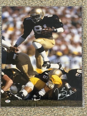 Tim Brown Notre Dame Signed 16x20 1987 Heisman Raiders HOF - Image 1 of 3