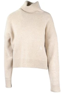SPORTY & RICH BEIGE WOOL SWEATER MEDIUM - Picture 1 of 4