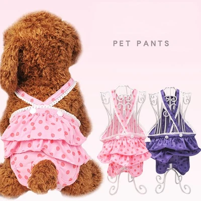 Anti-Harassment Pet Menstrual Period Diapers Shorts Puppy Physiological Pants ∂ - Image 1 of 4