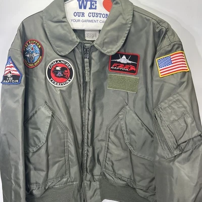 Alpha Industries Jacket Flyers F-22 Raptor Lockheed Martin Comanche Territory2XL - Image 1 of 4