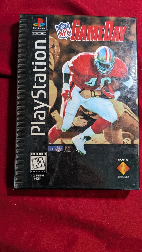 老式索尼 PLAYSTATION 1 PS1 比赛 NFL 比赛日 - 长盒版 — 第 1/3 张图片