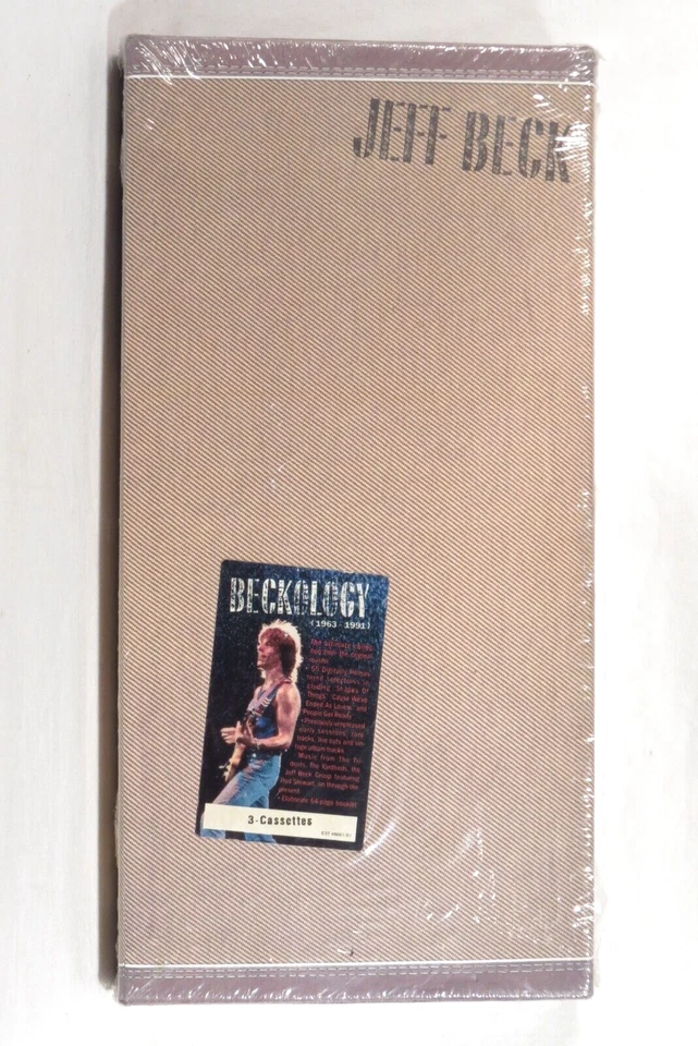 JEFF BECK ‎– Beckology    1991 US  4 x Cassette box  set SEALED   Yardbirds - Image 1 of 4