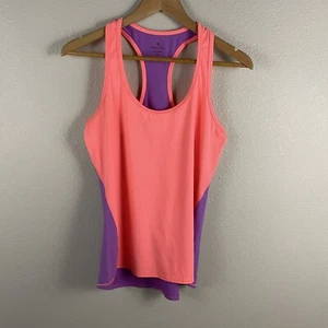 Athleta Womens M Chi Racerback Colorblock Tank Multicolor - Picture 1 of 5