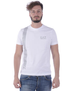 Emporio Armani EA7 T-Shirt Sweatshirt Man White 3ZPT70PJ02Z 1100 Sz M MAKE OFFER