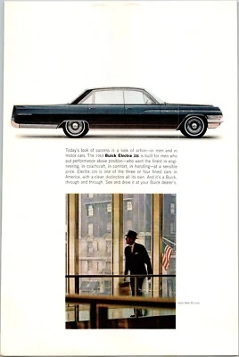 PRINT AD 1963 Buick Electra 225 Look of Success 6.5 x 10 - Image 1 of 3