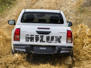 Toyota Hilux Rear Tailgate Decals Hilux Graphics Any Colour Stickers - Picture 1 of 4