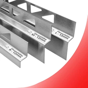 Dusch-, Wand-, Keil-Profil Gefälleprofil begehbare Dusche gebürstet 12mm - Bild 1 von 153