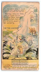 c1920s Polar Bear Dotty Bob & Trix Card Perfection Bread Co Sacramento CA - Picture 1 of 3