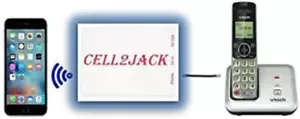 Cell2jack - Cellphone to Home Phone Adapter - Make and Receive Cell Phone Call - Zdjęcie 1 z 9