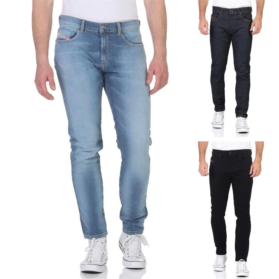 Diesel D-STRUKT Jeans Uomo Slim Fit Denim Uomo Pantaloni Slim Jeans