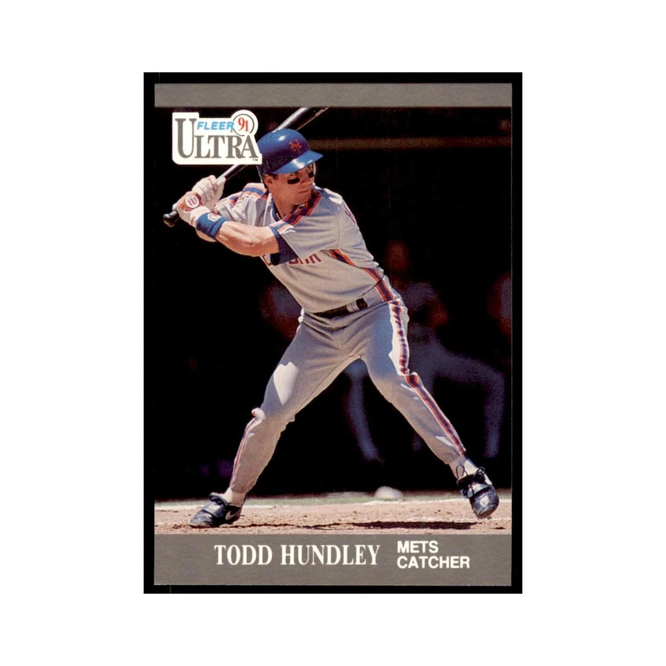 Todd Hundley 1991 Fleer Ultra #220 Baseball Cards Baseball Card NM - Image 1 of 3