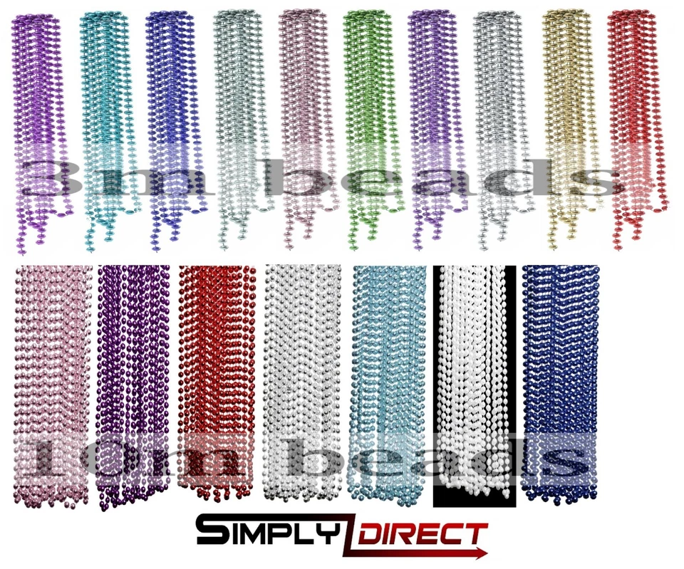 Christmas Tree - Room Decoration - Bead 8mm, length 3m or 10m Pearl Bead Garland - Image 1 of 1