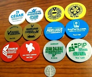 Set 6 ELECCIONES 2020 PUERTO RICO Elections Politica Big PESO POLITICAL Lot - Picture 1 of 12