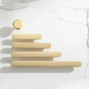 Black Drawer Pull Wardrobe Pull Brass Dresser Knob Brushed Nickel Cabinet Handle - Picture 1 of 12