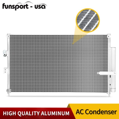 A/C AC Condenser for 2006 2007 2008 2009 2010 2011 Honda Civic Sedan Aluminum - Image 1 of 4