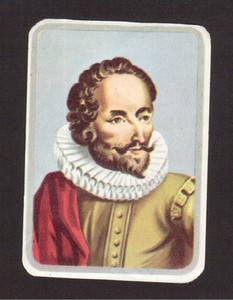 Miguel De Cervantes Vintage Card from Holland