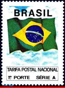 2320 BRAZIL 1991 NATIONAL FLAG, MI# 2419, FLAGS, RHM 689 or 692, MNH - Picture 1 of 2