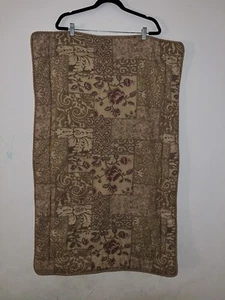 Croscill Home Luxury Bronze/Gold Corded Brocade King Size-Only 1 Pillow Sham - Picture 1 of 3