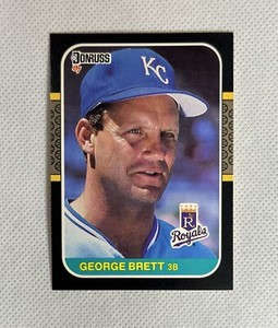 1987 Donruss George Brett #54 Baseball Card Kansas City Royals HOF
