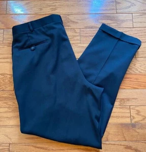 Vintage John Alexander by Hartmarx Anzughose Herren 40 x 30 marineblau Polyestermischung - Bild 1 von 9