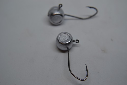 100-Pack #4 Black Mustad Sickle Jig Heads - 1/24 Oz, Pill/Free Style For Crappie & Panfish