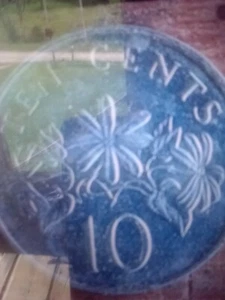 Singapore 1991 10 Cents Coin (#E174) star jasmine, Singapura - Picture 1 of 1