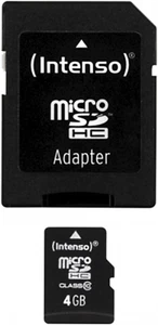 Scheda Di Memoria Microsdhc Da 4 GB, Classe 10 (Con Adattatore SD) - Foto 1 di 12