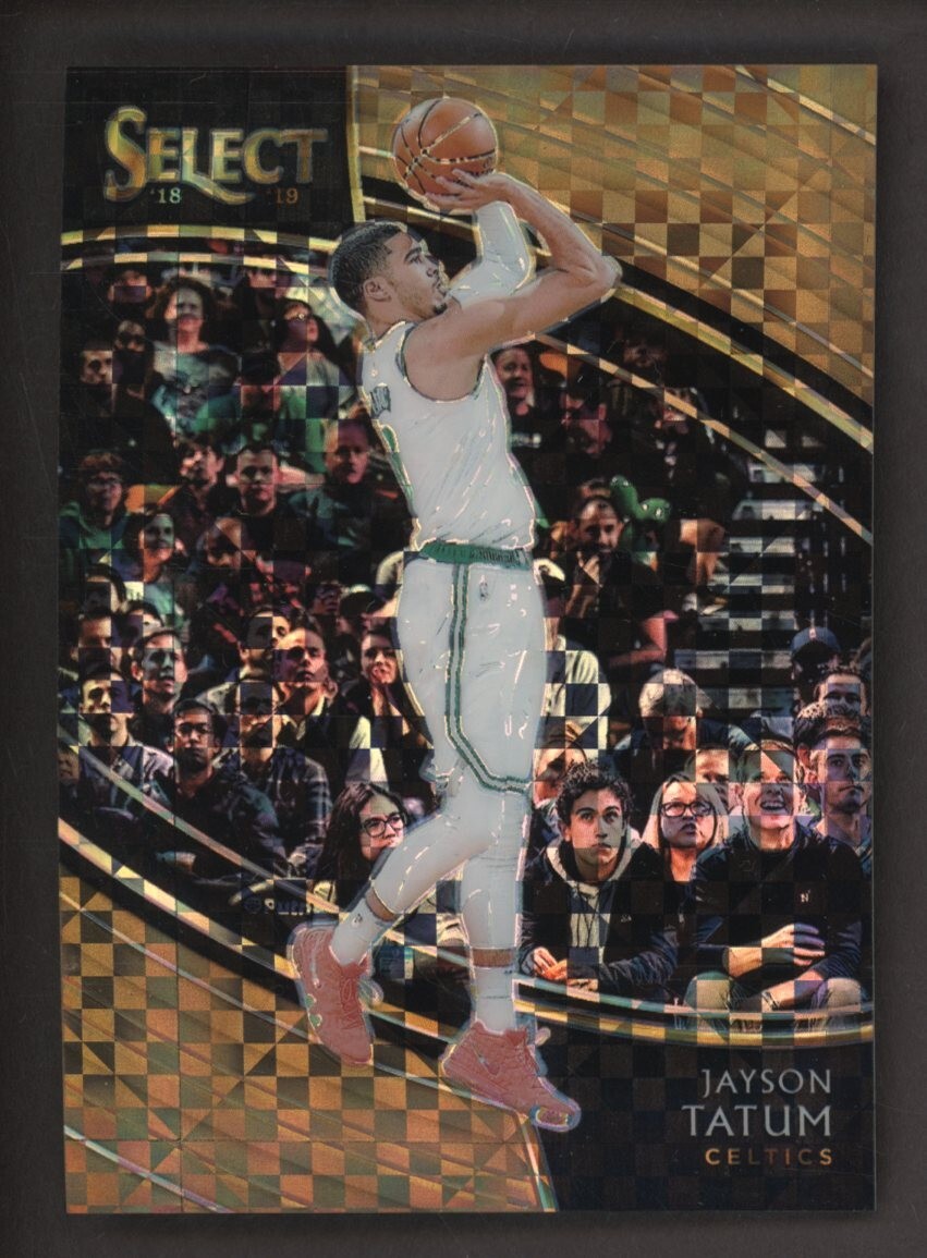 2018-19 Panini Select Copper Prizm Courtside #255 Jayson Tatum 47/60