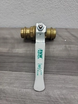 FNW CW511L Brass Water Pressure ProPress Full Port 3/4" Ball Valve 200 CWP - Image 1 of 4