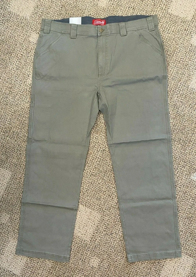 Men's Size 40 Coleman Stretch Utility Work Pant Bay Leaf Tear Resistant
