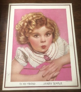 Shirley Temple 1930 - Vassar Wavers, WJ Caley & Co - Revista de colección página de 2 caras - Imagen 1 de 2